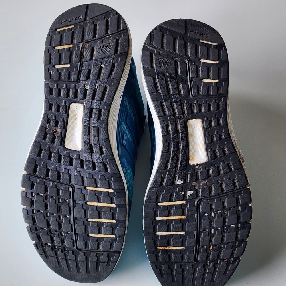 Adidas Duramo Running Shoes Womens 9 Cloudfoam Athletic Sneakers Turquoise Shoes - Picture 9 of 16